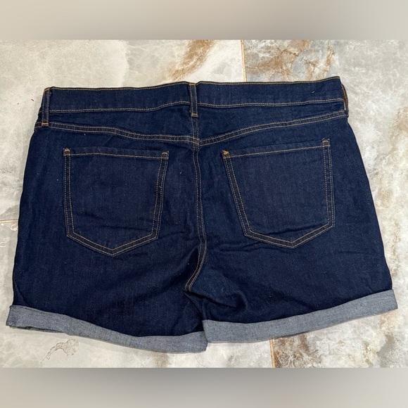 Old Navy Blue Jean Shorts with Frayed Hem - Picture 2 of 6